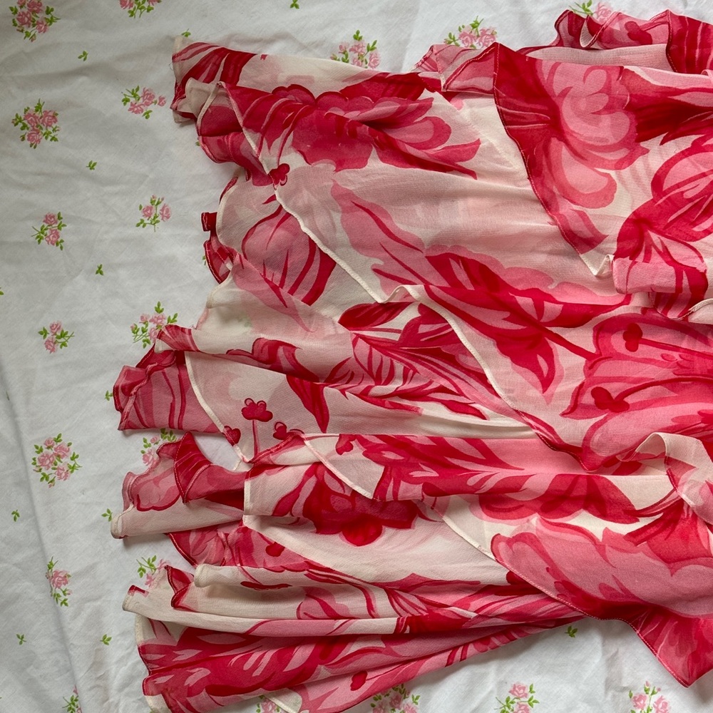 Vintage Floral Y2K Dress Gown - Picture 11 of 15
